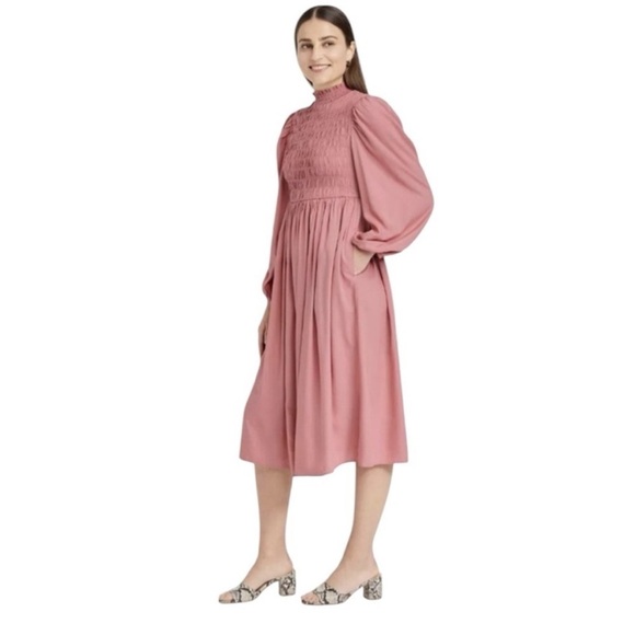 A New Day Size Small Cottagecore Dusty Pink Dress. - Picture 1 of 8